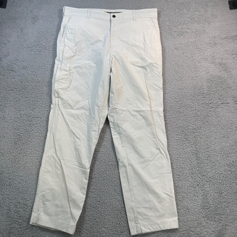 Coolibar Pants Men 34x28 UPF 50 Sun Protection Casual Lightweight Chino Khaki